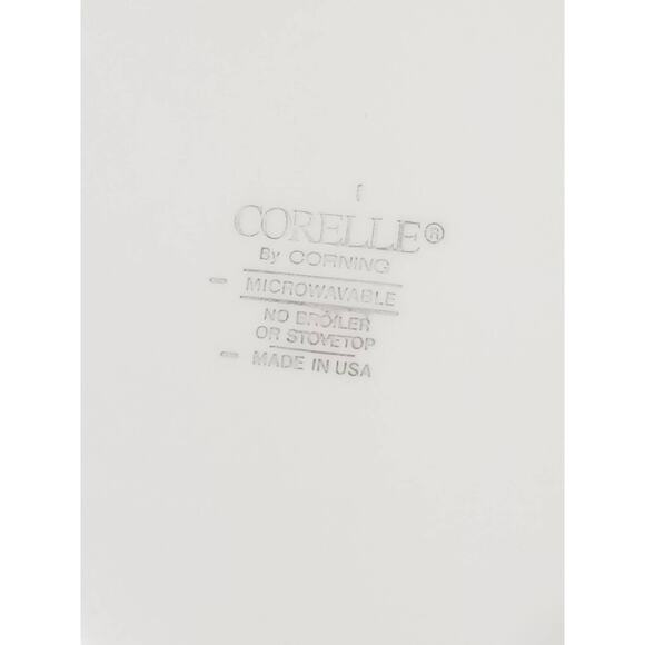 Corelle by Corning Country Cottage Bread Plate 6 3/4' Green Leaf Made in USA - Picture 14 of 15